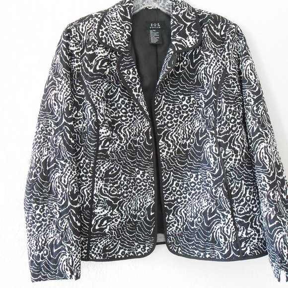 RQT Petite Animal Print Jacket - Picture 1 of 6
